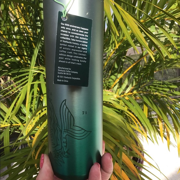 Starbucks 50 Year Anniversary Limited Edition Stainless Steel Siren Tumbler Cup - Picture 7 of 16